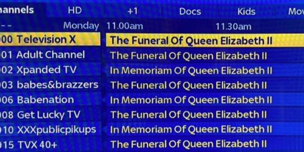 Queen’s Funeral Broadcast Live On Babestation