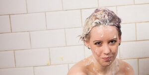 Lily Pink, naked in sploshing video for babestation