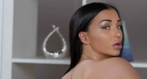 Annie Mae shows her ass in thong
