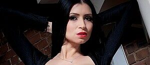 Babenation star Lilly Roma shows her big tits