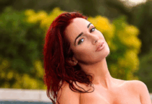 Hitachi Magic Wand: Why It’s Still the Queen of Vibrators Georgie Darby queen of smut, topless in the pool