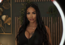 British Cam Girls: A Day in the Life of a Babestation Model Tanya Renai xxx model in front of circle light