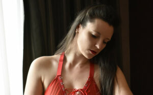 Ivy Rain red lingerie