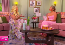 Vanessa Feltz’s Pink TV Set Has Everyone talking about Babestation Vanessa Feltz pink set