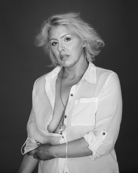 Goddess Alimony black and white